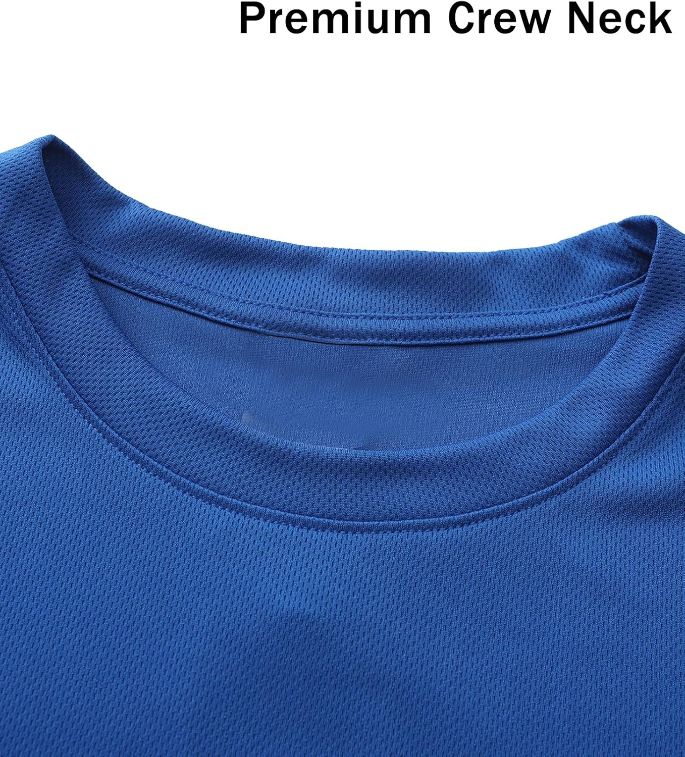 5 Pack Mens Short Sleeve Quick Dry Active Athletic T Shirt Running Gym Workout Tee Tops - Image 5