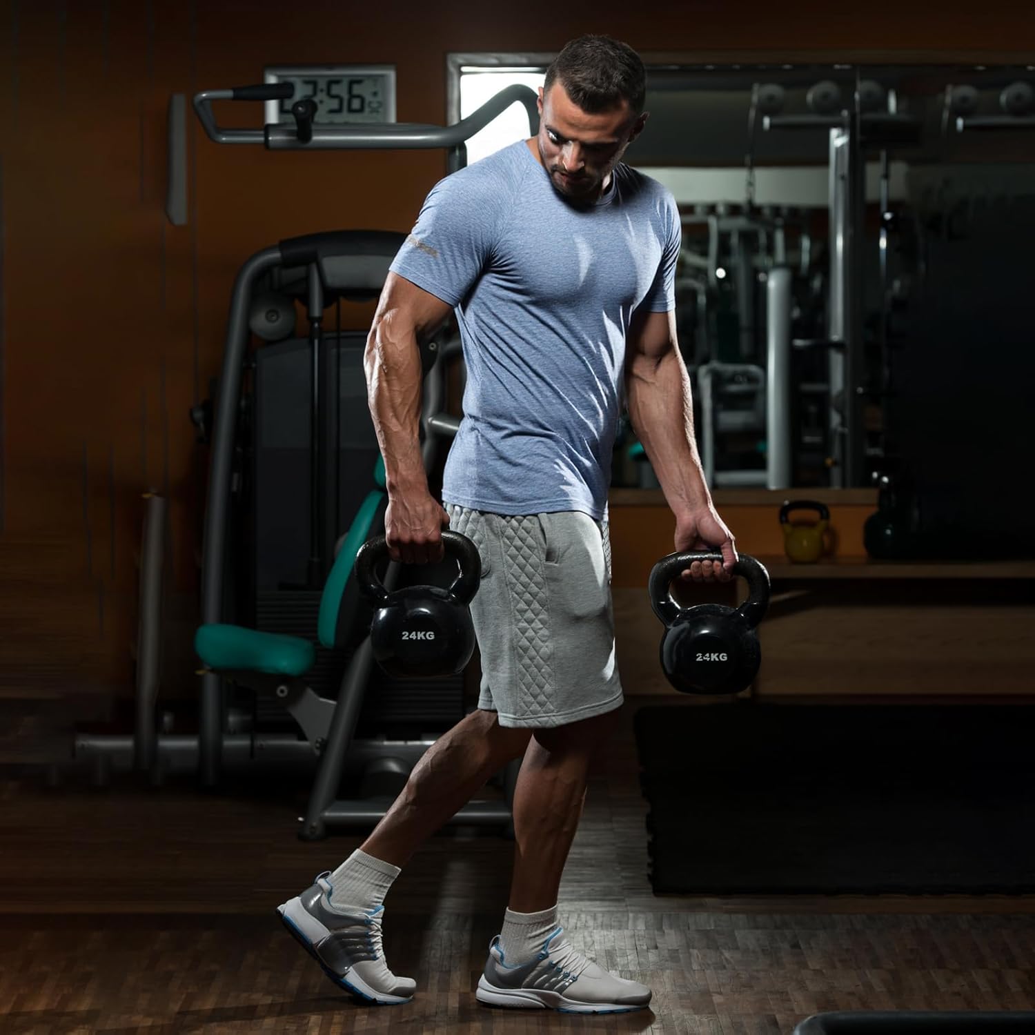 5-Pack Men's Workout T-Shirts - Reflective & Moisture-Wicking, Stretch Breathable Fabric for Running,Gym & Outdoor - Image 3