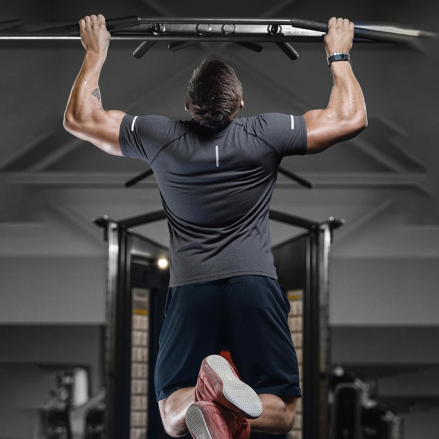 5-Pack Men's Workout T-Shirts - Reflective & Moisture-Wicking, Stretch Breathable Fabric for Running,Gym & Outdoor - Image 4