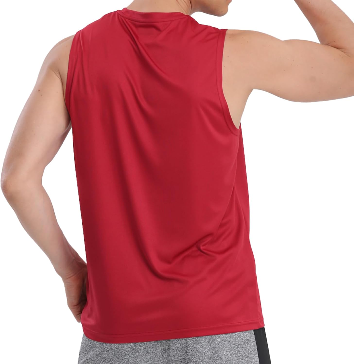 AyeGoo Mens Tank Tops 5 Pack,Gym Sleeveless Shirts Fitness Muscle T-Shirts Workout Gym Tank Top - Image 3