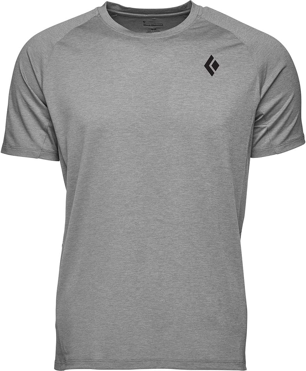 Black Diamond Equipment Men's Lightwire Short Sleeve Tech Tee - Steel Grey - Small