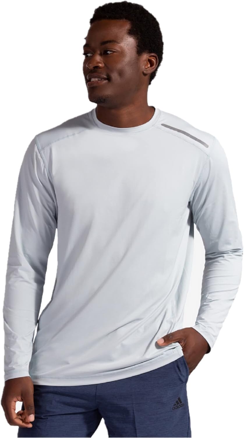 BloqUV Men's UPF 50+ Sun Protection Long Sleeve Active Jet Tee - Image 3