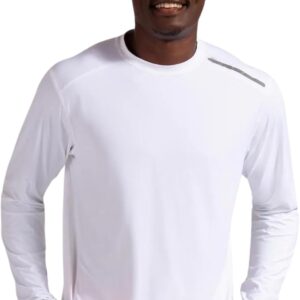 BloqUV Men's UPF 50+ Sun Protection Long Sleeve Active Jet Tee