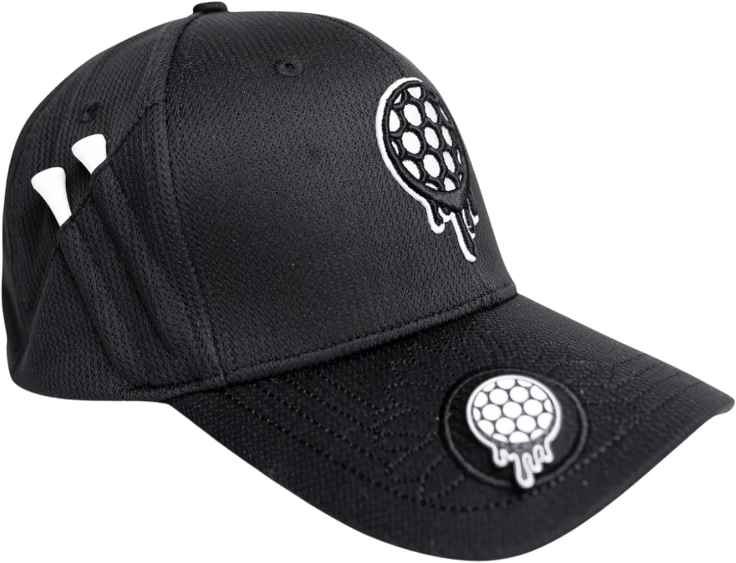 BONK Golf Sweet Spot Golf Hats - Tee Holder & Magnetic Ball Marker - Sweat-Stain Resistant - 100% Custom Made - Image 7