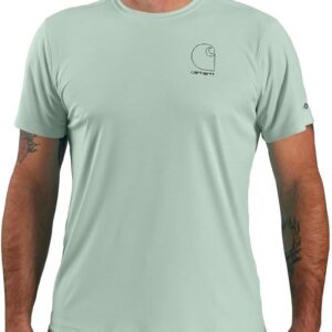 Carhartt Men's 106163 Force Sun Defender™ Lightweight Short-Sleeve Lo