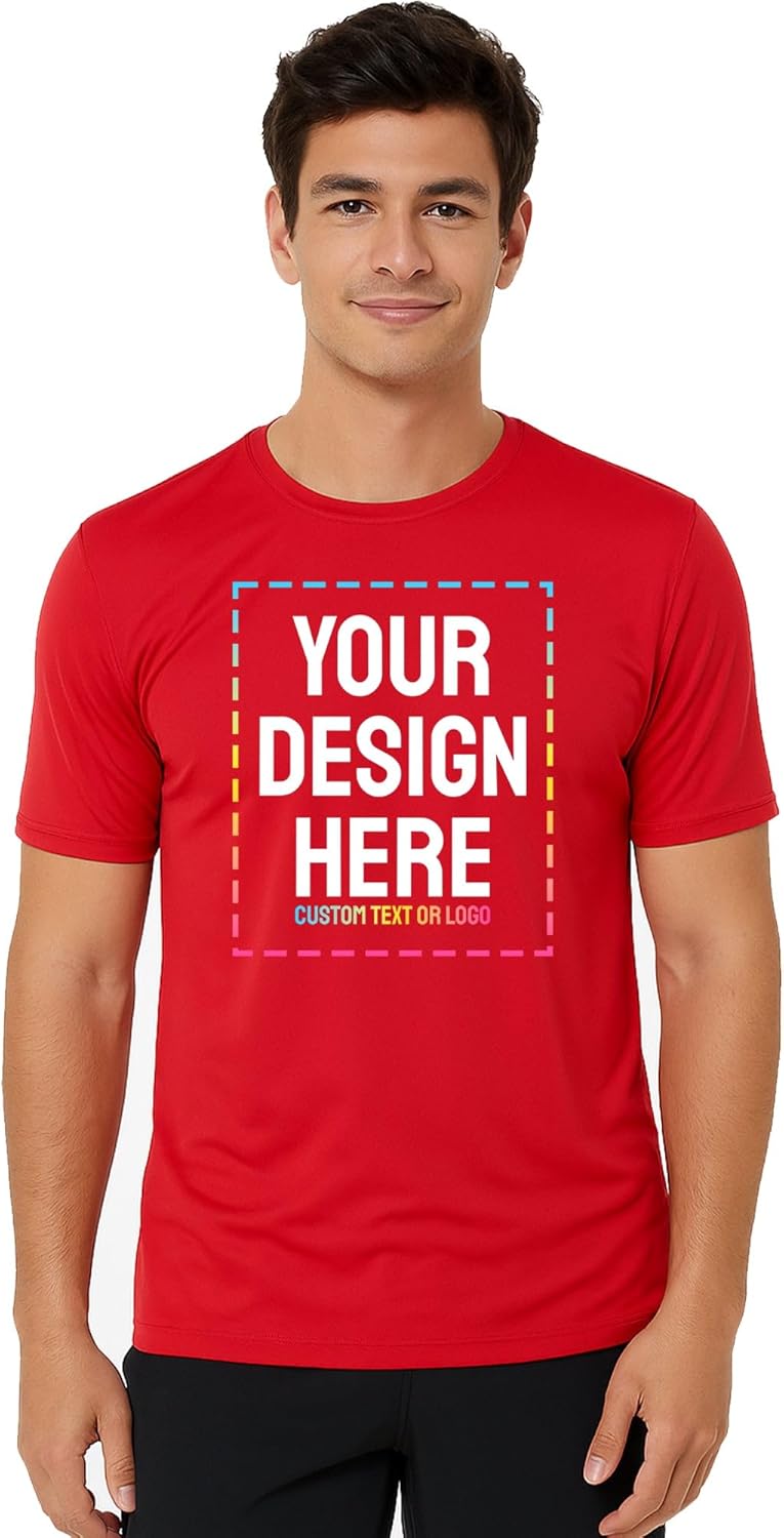 Custom Dry Fit T-Shirts \u2013 Moisture-Wicking Short Sleeve Performance Shirt for Men Women Gym Running Workout Sports - Image 6