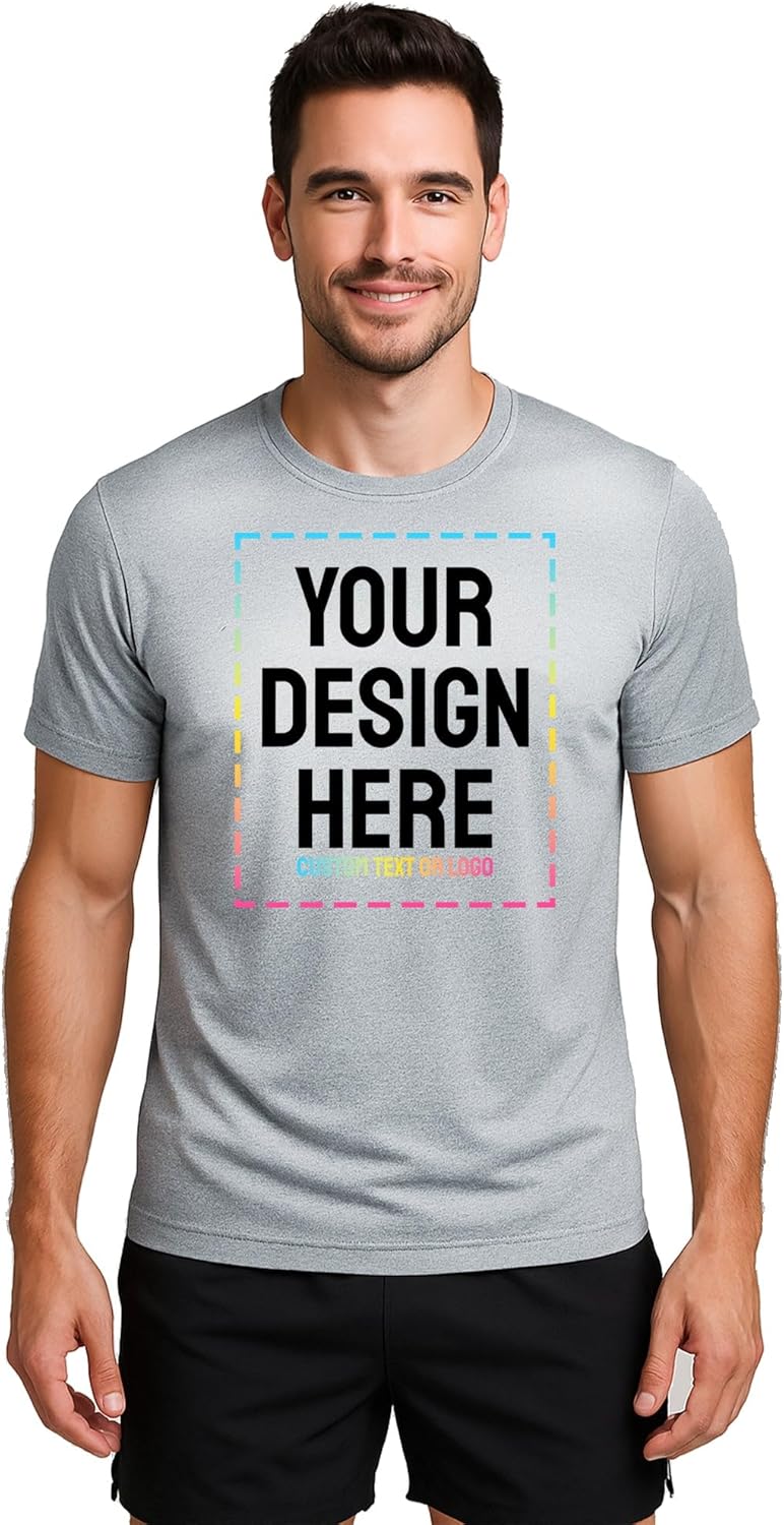 Custom Dry Fit T-Shirts \u2013 Moisture-Wicking Short Sleeve Performance Shirt for Men Women Gym Running Workout Sports - Image 7