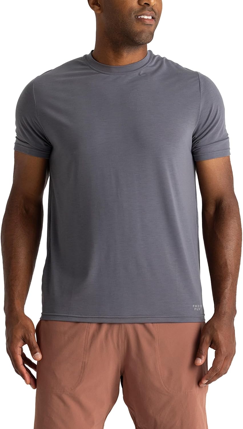 Free Fly Men's Elevate Lightweight Tee - Sun Protection T-Shirt with Odor Control and Quick Dry, Moisture Wicking Technology - Image 3
