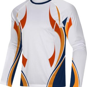 GOUTDOO Men's Sun Protection Shirts UPF 50+ Long Sleeve Hoodie for Outdoor Activities