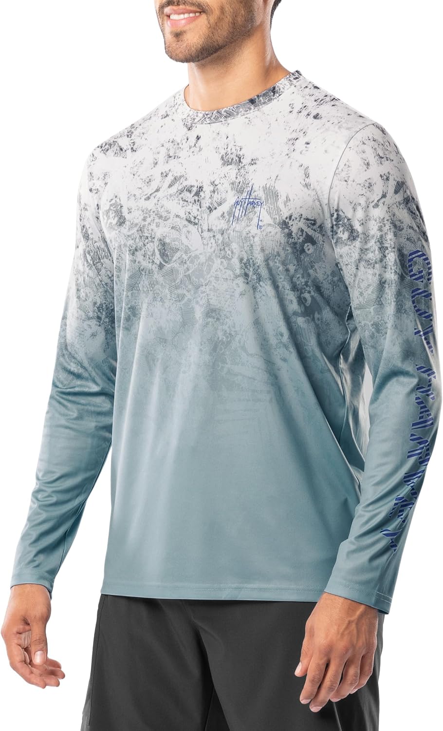 Guy Harvey Men's Long Sleeve Performance T-Shirt with UPF 30+ Sun Protection - Image 6