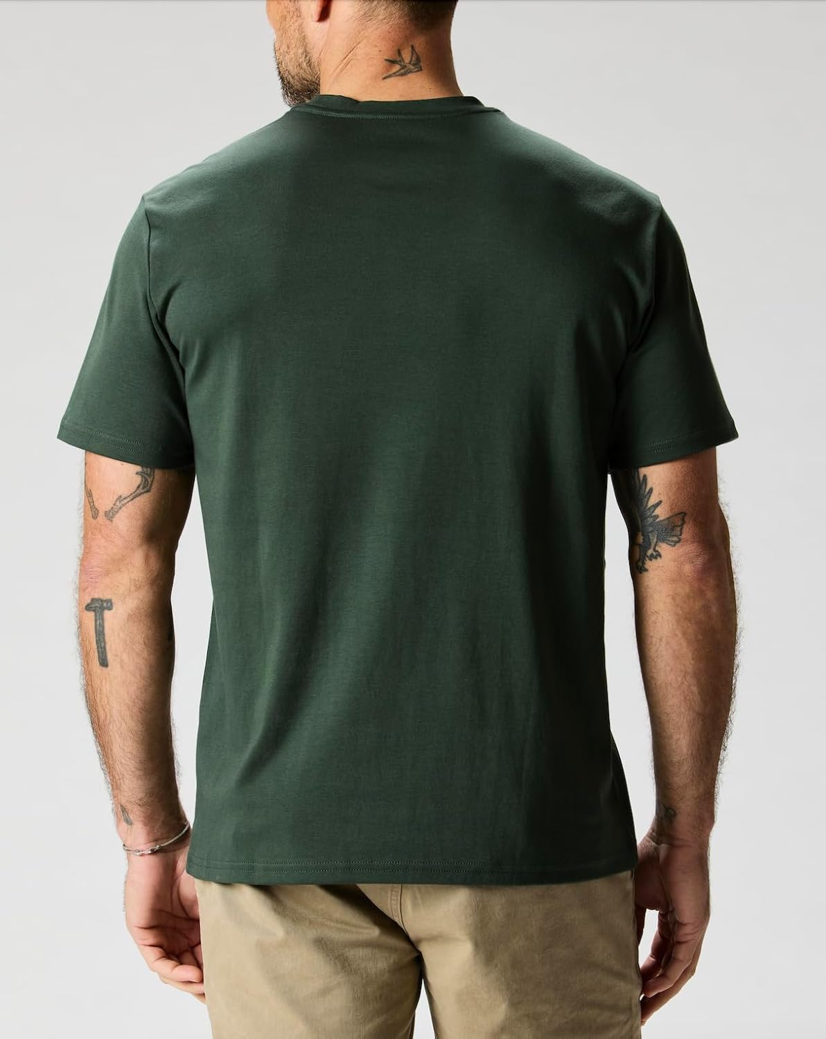 Huckberry Wills Aloeknit T-Shirt, Buttery Soft, Cool Feel, Peruvian Pima Cotton - Premium Men's T-Shirts, Shirts for Men - Image 4