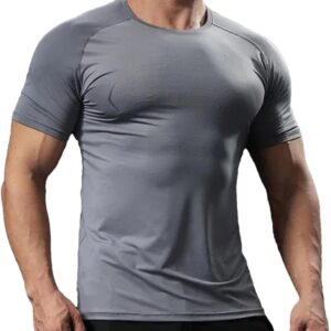 Men's Quick-Dry Sport T-Shirt, Breathable Outdoor Running Top