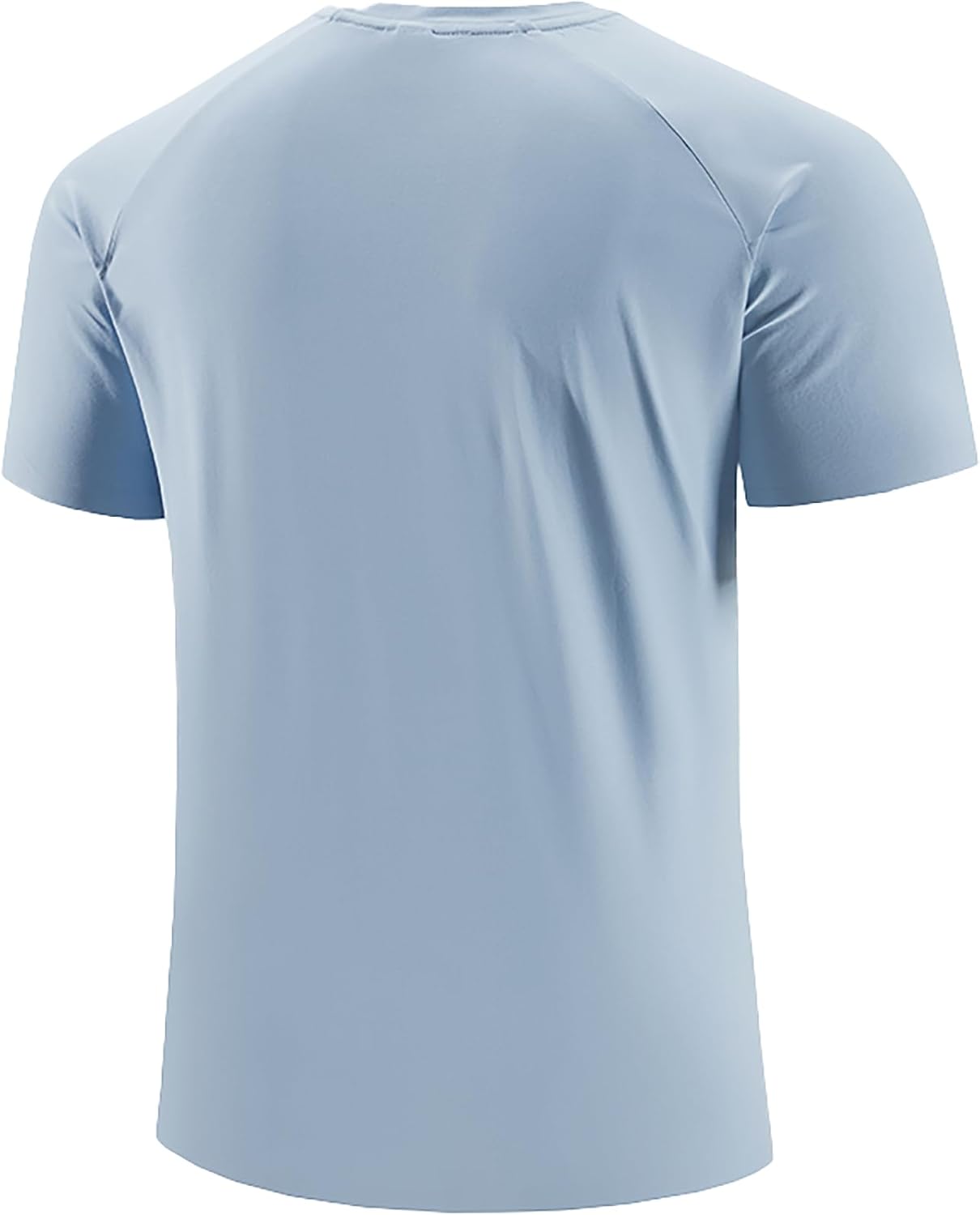 Men's Sports T Shirt Fitness Sports Moisture Wicking Round Neck Short Sleeve Quick Dry Running Top Gym Fishing Golf - Image 2