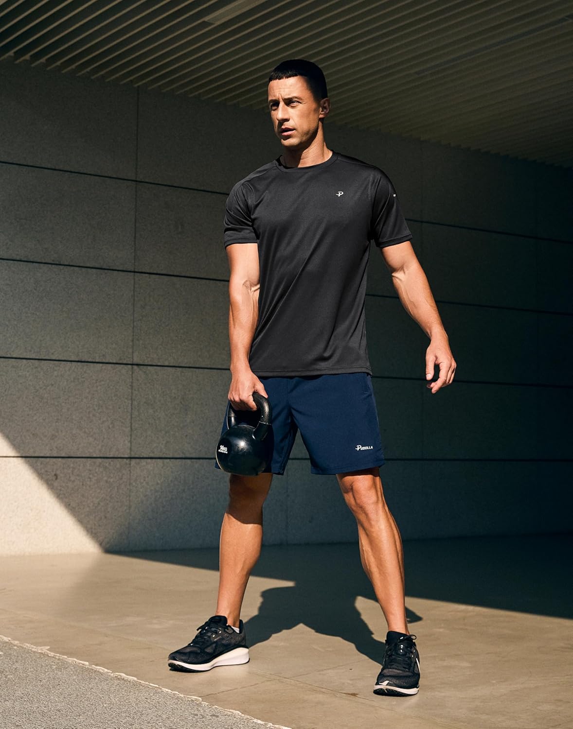 Pudolla Men's Workout Running T-Shirts Lightweight Quick Dry Athletic Gym Shirts for Men Short Sleeve Sport Tee Tops - Image 6