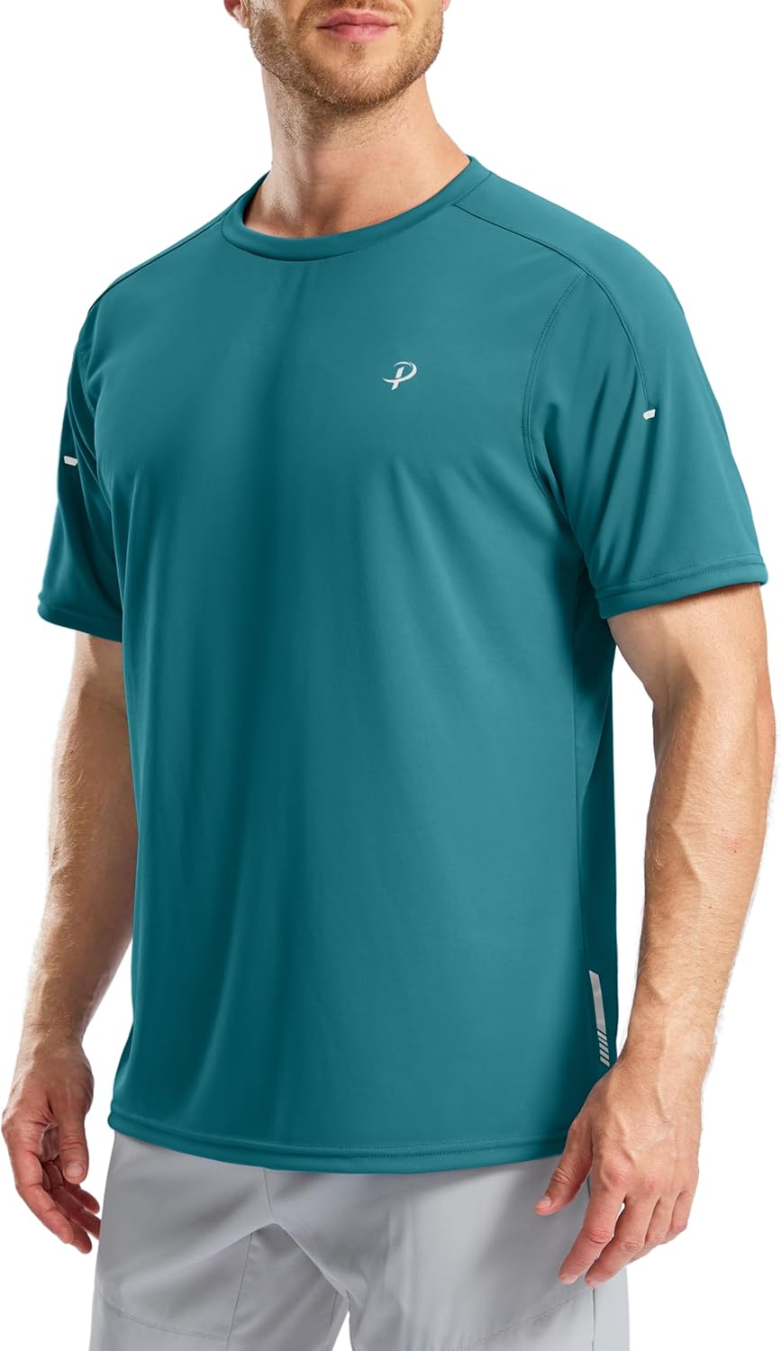 Pudolla Men's Workout Running T-Shirts Lightweight Quick Dry Athletic Gym Shirts for Men Short Sleeve Sport Tee Tops - Image 10