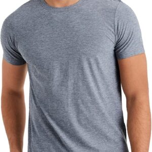 Rhone Men's Essentials Training Tee, Recycled Lightweight Polyester Fabric, Moisturewicking Technology, 4-Way Stretch