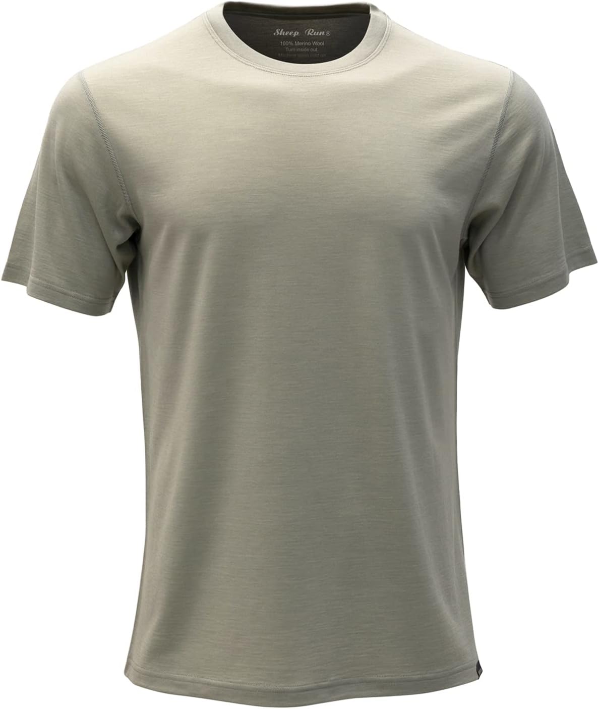 SHEEP RUN Men's Merino Wool Lightweight Hiking Running Workout Breathable Base Layer T Shirt - Image 17