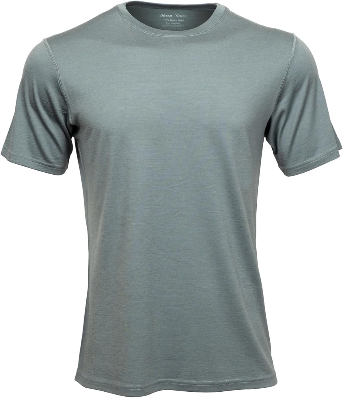 SHEEP RUN Men's Merino Wool Lightweight Hiking Running Workout Breathable Base Layer T Shirt - Image 10