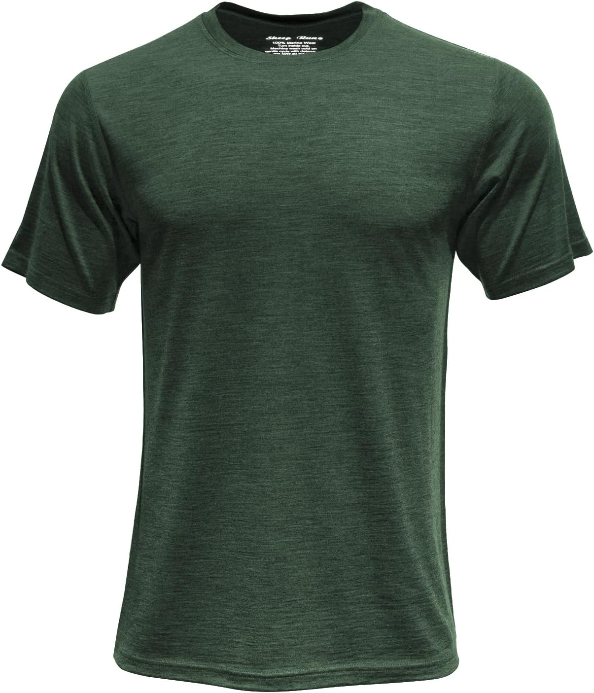 SHEEP RUN Men's Merino Wool Lightweight Hiking Running Workout Breathable Base Layer T Shirt - Image 6