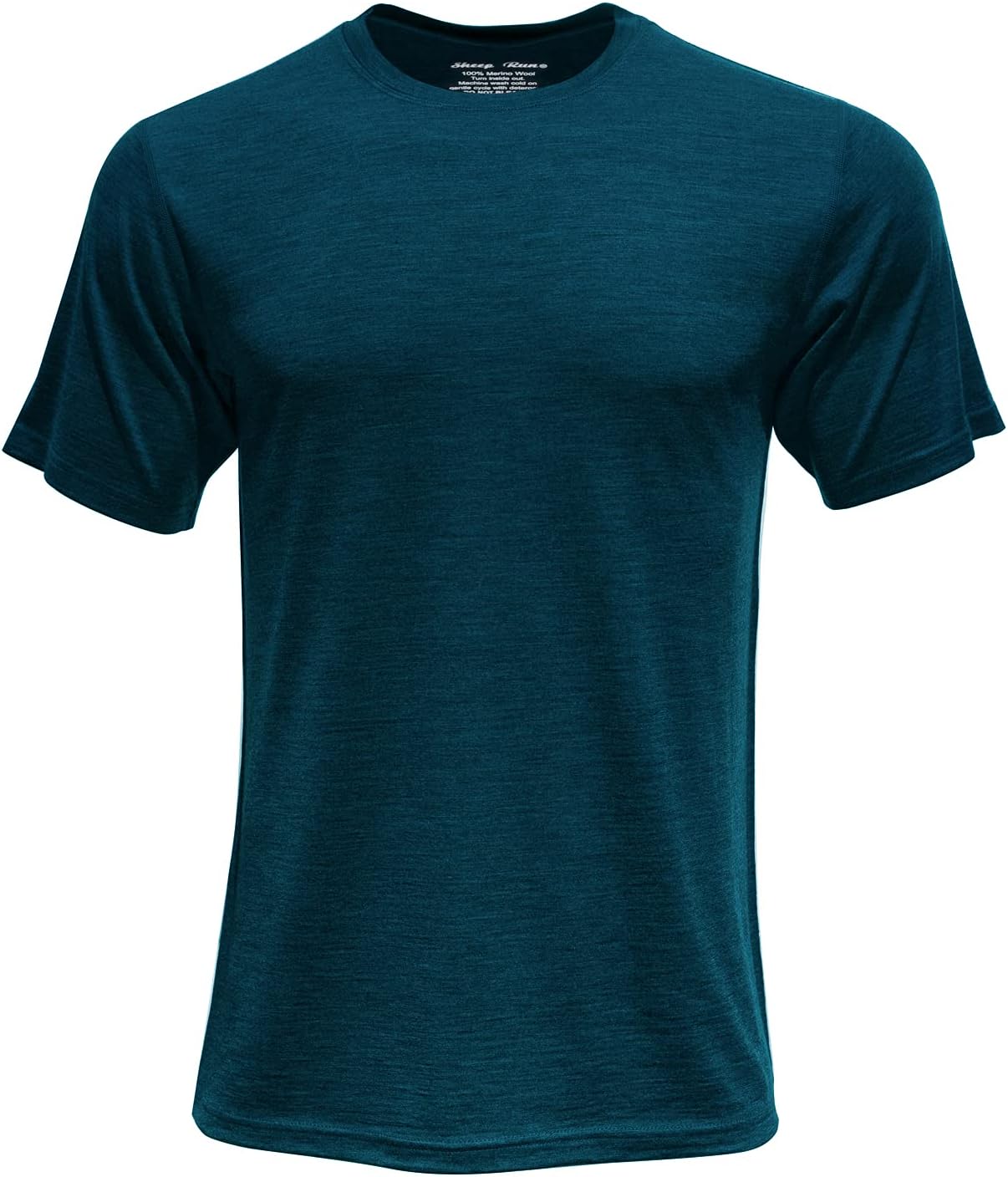 SHEEP RUN Men's Merino Wool Lightweight Hiking Running Workout Breathable Base Layer T Shirt - Image 14