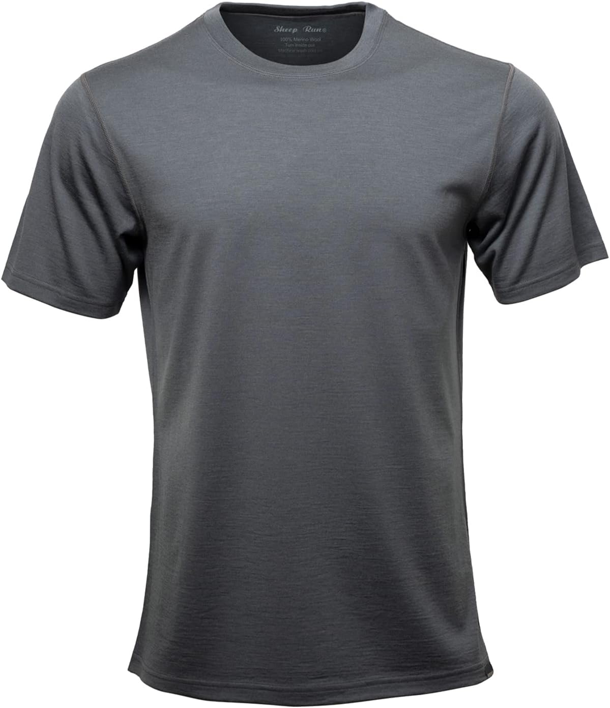 SHEEP RUN Men's Merino Wool Lightweight Hiking Running Workout Breathable Base Layer T Shirt - Image 16