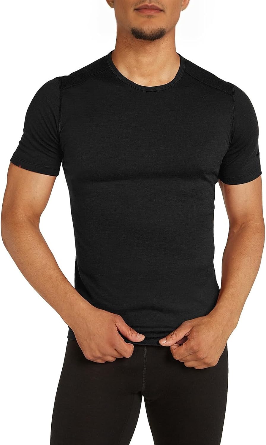 SIORO 100% Merino Wool T-Shirt for Men Short Sleeve Base Layers Odor Resistance Crew Neck Undershirt for Outdoor Hiking S-XXL - Image 8