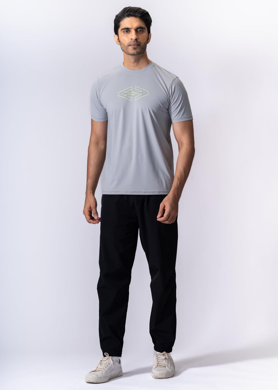 STRCH Nylon ProMove Grafen Men's Round Neck - Image 7