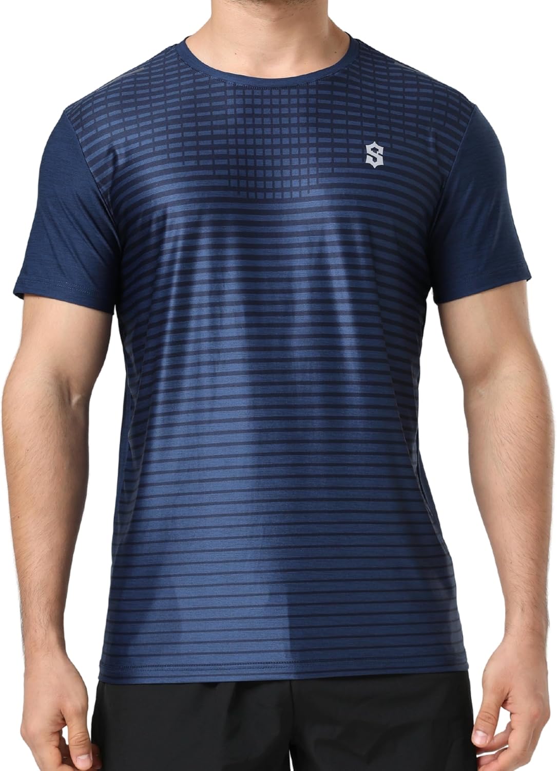 SUNTASY Men's Dry Fit Workout Shirts - Moisture-Wicking, Quick-Dry, 4-Way Stretch Premium Athletic Tees for Running & Sports - Image 9