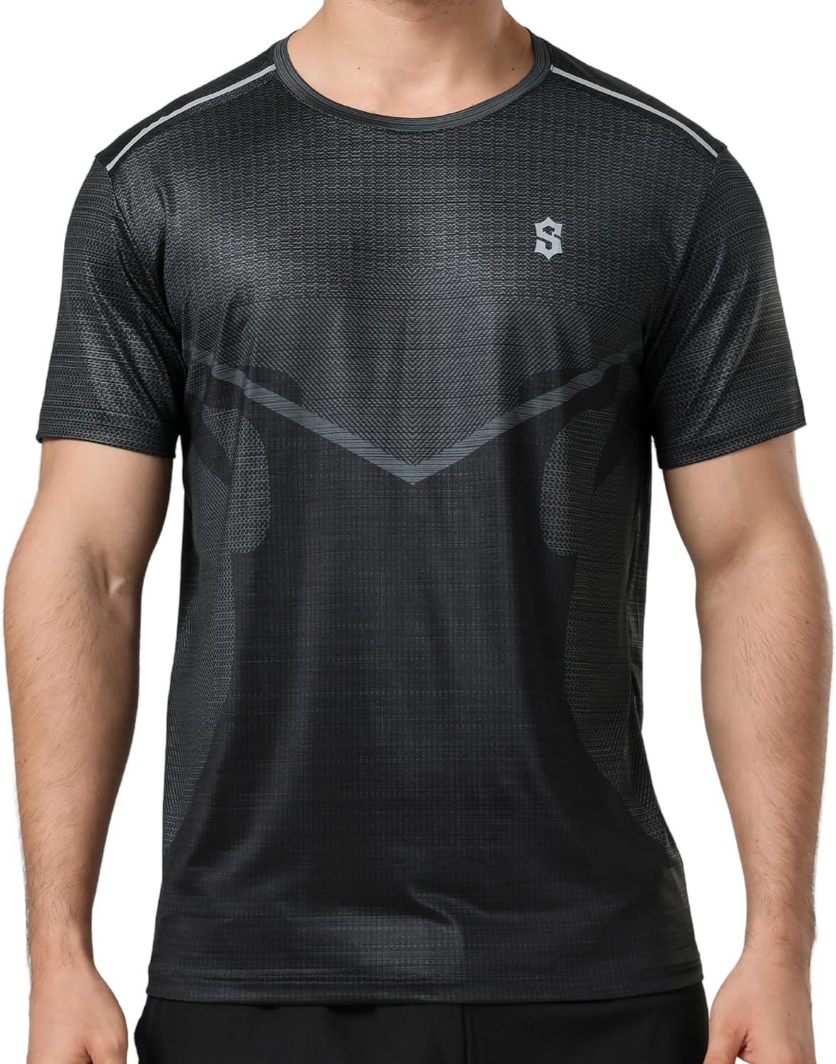 SUNTASY Men's Dry Fit Workout Shirts - Moisture-Wicking, Quick-Dry, 4-Way Stretch Premium Athletic Tees for Running & Sports - Image 16