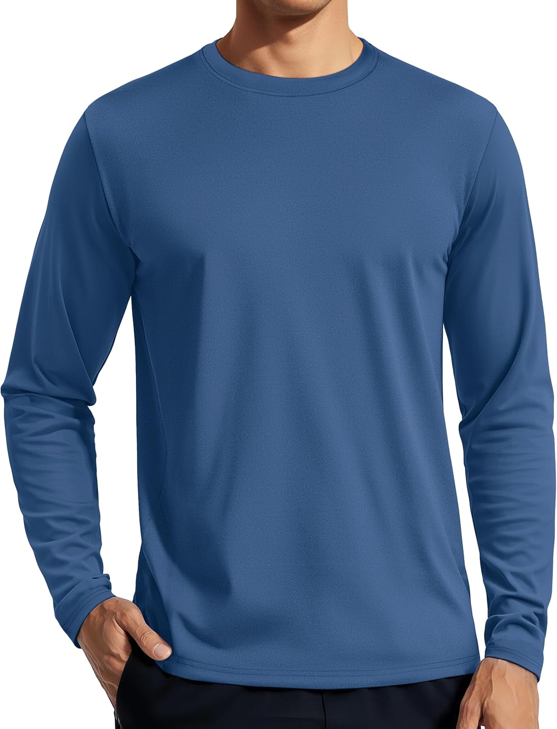 TACVASEN Men's Long Sleeve UPF 80+ Shirts Sun Protection UV SPF Shirts Rash Guard Fishing Running Quick Dry Lightweight - Image 16