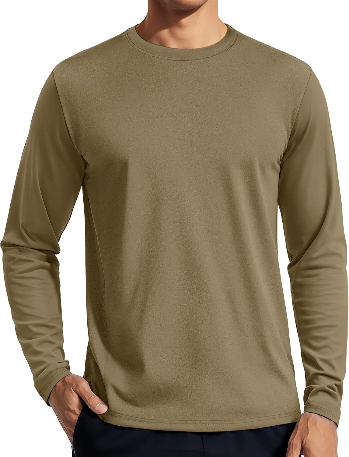 TACVASEN Men's Long Sleeve UPF 80+ Shirts Sun Protection UV SPF Shirts Rash Guard Fishing Running Quick Dry Lightweight - Image 10