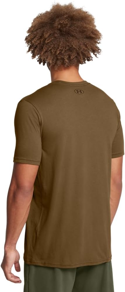 Under Armour Mens Antler Logo Short Sleeve T Shirt | Casual Hunting Apparel | Camo Graphic Tee - Image 2